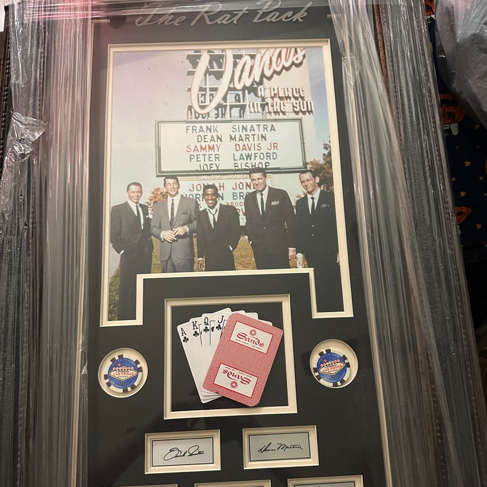 The rat pack Vegas wall art